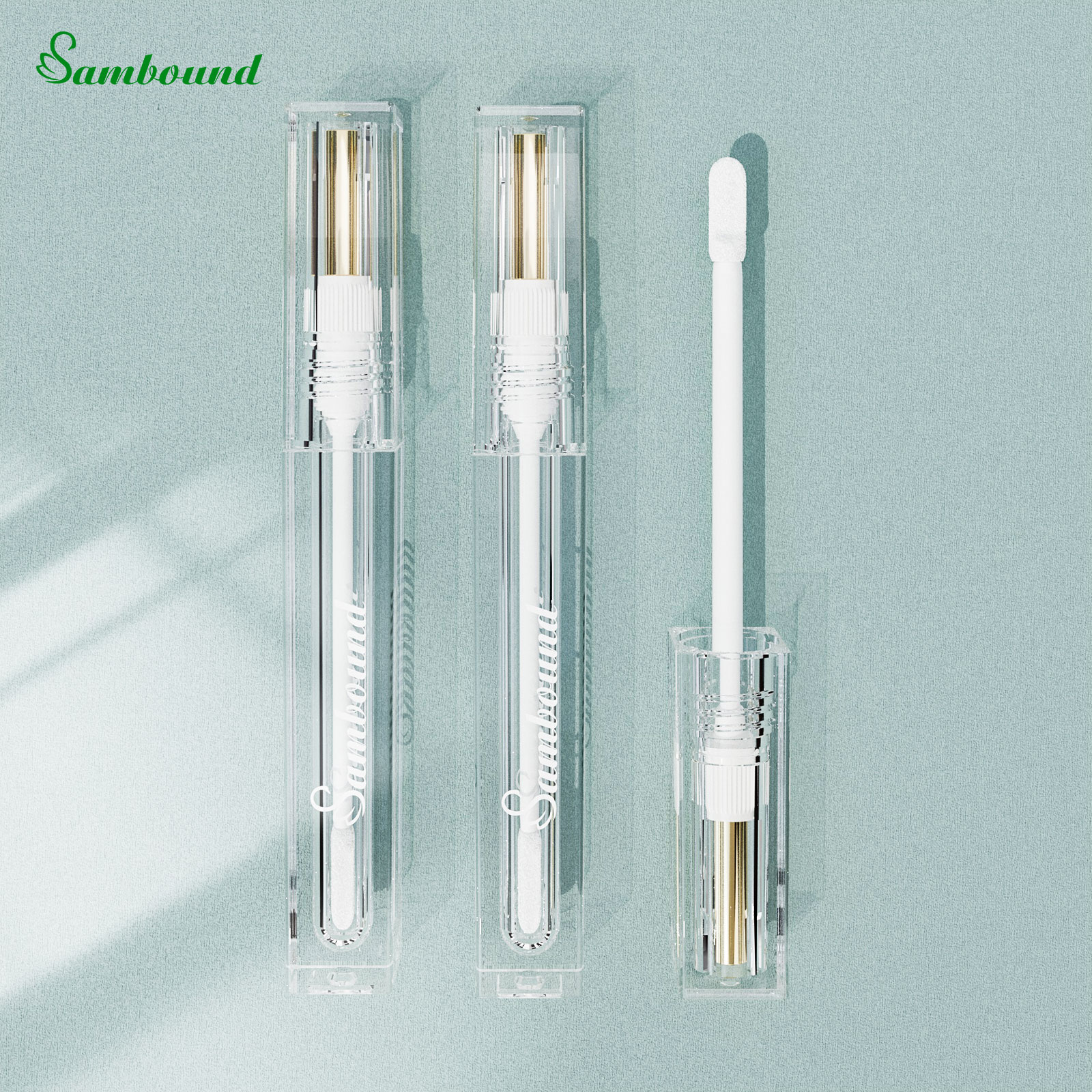 方形全透明環(huán)保唇彩管